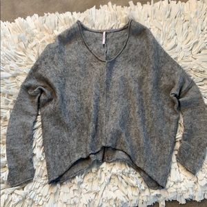 Free People lightweight long sleeve Gray sweater